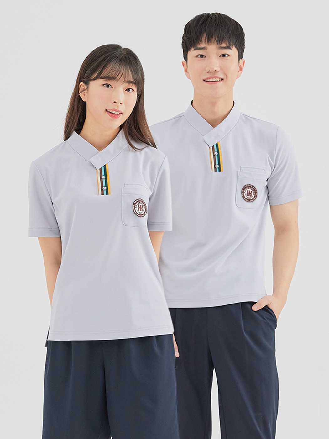 경북자연과학고등학교 남녀공용 하복 목판깃 저고리 UM23T851